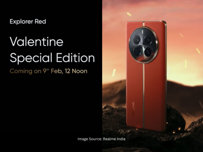 realme 12 pro explorer red valentine special edition