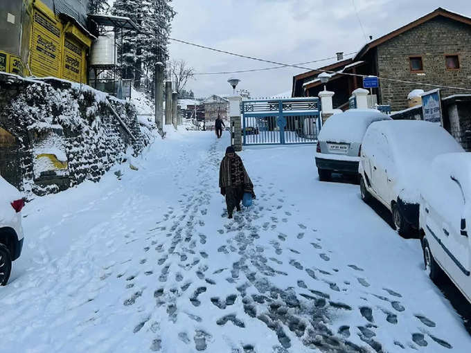 मनाली और स्पीति में भी बर्फबारी