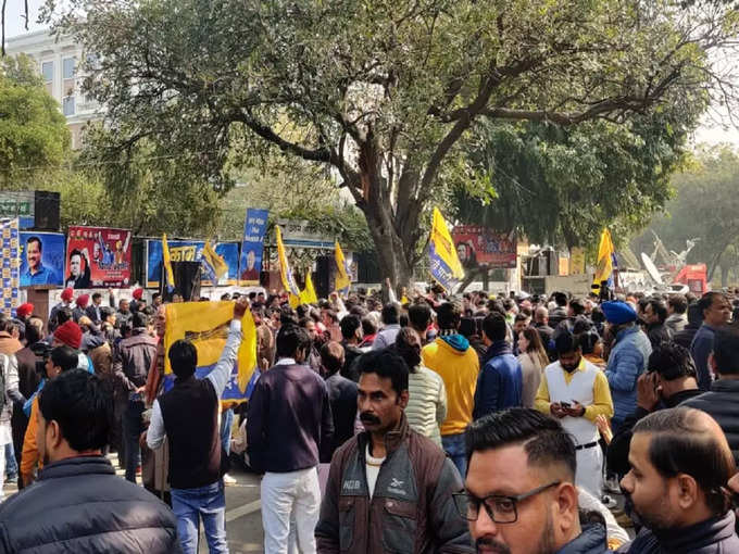 चंडीगढ़ में मेयर चुनाव को लेकर विरोध