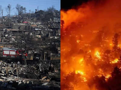 चिलीत जंगलांमध्ये भीषण आग; अग्नितांडवात ४६ जणांचा मृत्यू, ११०० घरं जळून भस्मसात