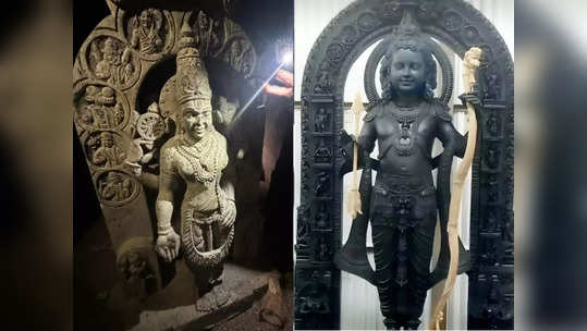 கிருஷ்ணா ஆற்றில் விஷ்ணுவின் அபூர்வ சிலை... அட ராம் லல்லா மாதிரியே இருக்கு... 900 ஆண்டுகால அதிசயம்!