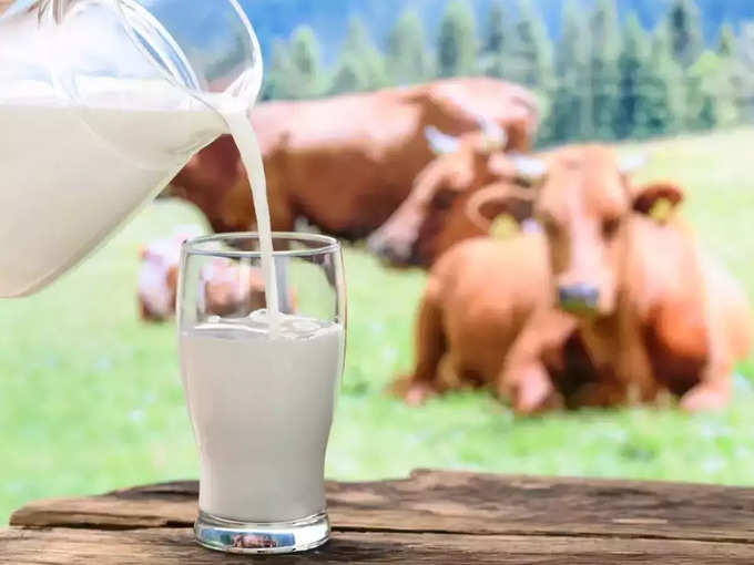 गाय के दूध के पोषक तत्व