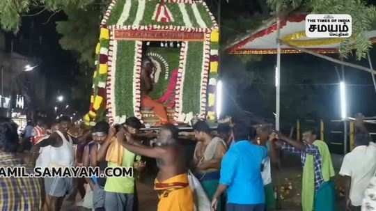 amman chariot ride in streets of thoothukudi