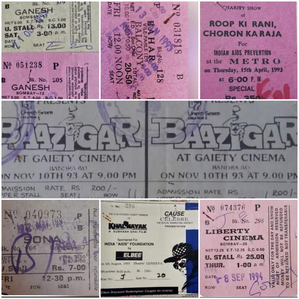 old movie tickets