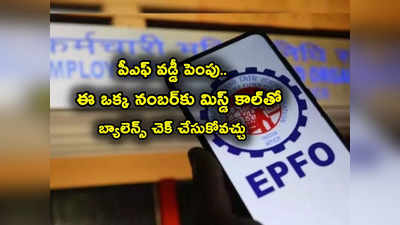 PF Balance: పీఎఫ్ వడ్డీ పెంపు.. బ్యాలెన్స్ ఎలా చెక్ చేసుకోవాలో తెలుసా? ఒక్క నంబర్‌కు మిస్డ్ కాల్ ఇస్తే చాలు..