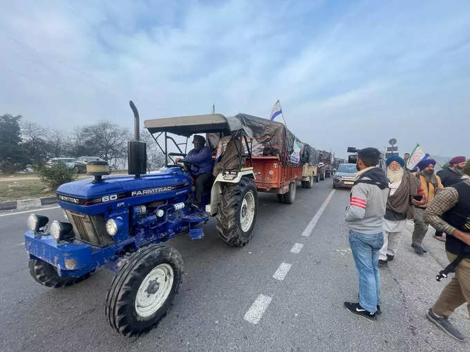 किसान संघर्ष के लिए दिल्ली पहुंच रहे​