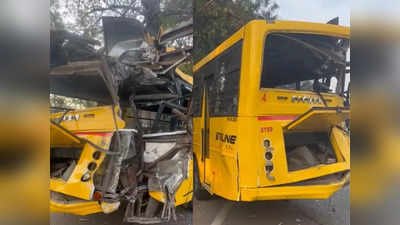 Indore News: चार्टर्ड बस ने स्कूली Bus को मारी जोरदार टक्कर, एक स्टूडेंट सहित चार लोग घायल
