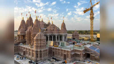 मुस्लिम देश में बने मंदिर में बहती है गंगा-यमुना, गुलाबी पत्थर के साथ कोना-कोना भारत से जुड़ा, पीएम मोदी करेंगे उद्घाटन