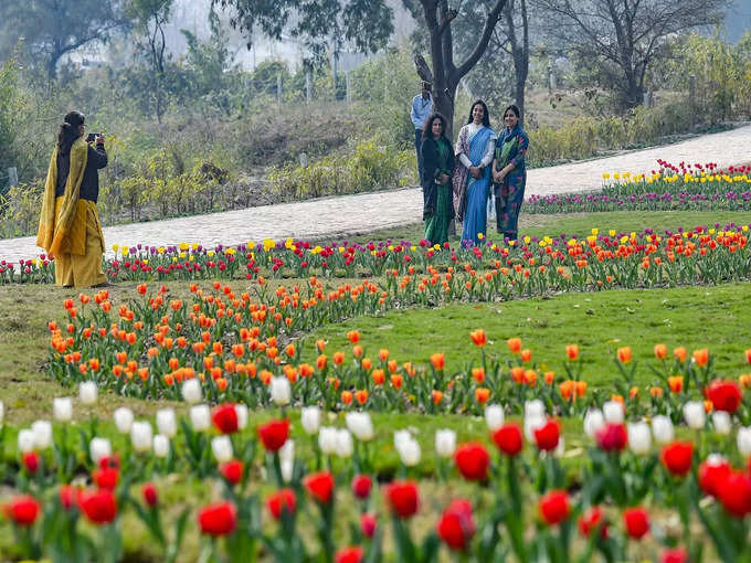 फूलों से रंगीन हुई दिल्ली 
