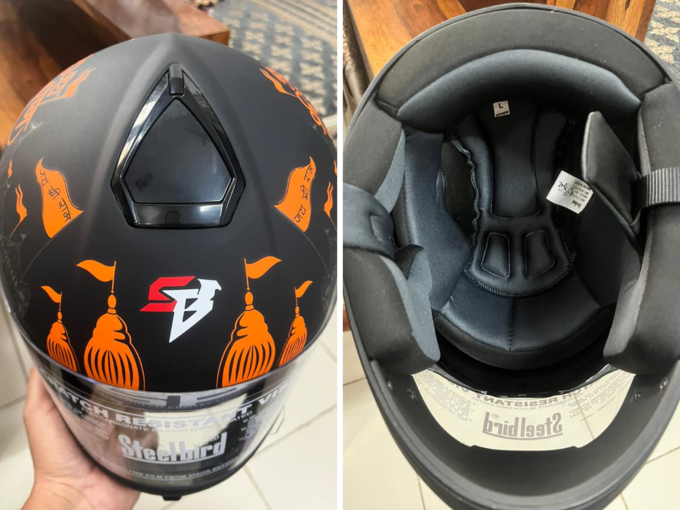 Steelbird SBH 34 Jai Shree Ram helmet