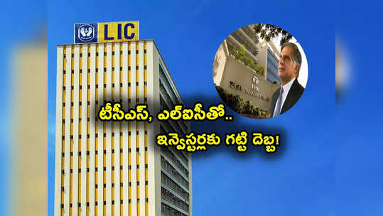 TCS: ఇన్వెస్టర్లను గట్టి దెబ్బ కొట్టిన ఎల్ఐసీ, టీసీఎస్.. మొత్తం రూ. 70 వేల కోట్ల లాస్..! 