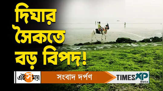 danger in digha sea beach for heavy moss watch bengali video