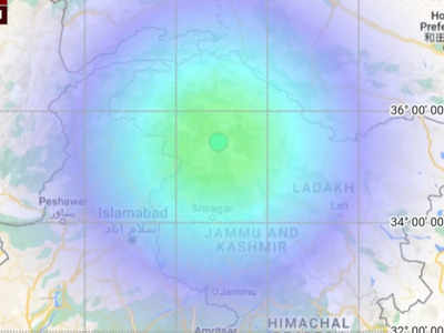 कारगिल-लद्दाख में आया भूकंप, रिक्टर स्केल पर 5.2 मापी गई तीव्रता