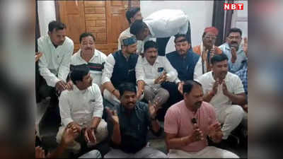 मोहन राज में थाने में बैठकरराम भजन कर रहे BJP कार्यकर्ता, आधे घंटे तक कीर्तन किया फिर भी चैंबर से बाहर नहीं निकले IG
