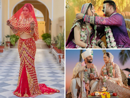 Celeb Bridal Looks: દિવ્યા અગ્રવાલ-રાકુલ પ્રિતના લૂકને ટક્કર આપી TVની પાર્વતીએ, 3માંથી કઇ દુલ્હન લાગી તમને બેસ્ટ? 