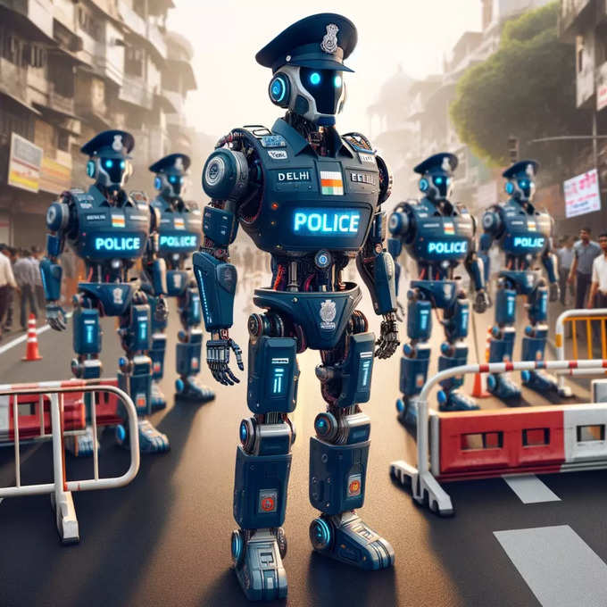रोबोट पुलिस की होगी खास वर्दी