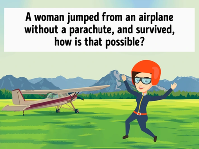 Puzzle: पॅराशूटशिवाय विमानातून मारली उडी, तरी देखील ही महिला कशी राहिली जिवंत?