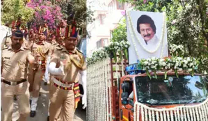 State funeral for ghazal&#39;s finest ambassador: Pankaj Udhas gets hero&#39;s farewell
