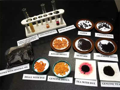मसालों में मिलाने के लिए रखे गए थे केम‍िकल, कानपुर में 937 किलो मिलावट का सामान पकड़ा गया