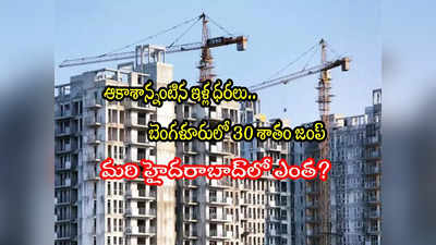 CREDAI: ఆకాశానికి ఇళ్ల ధరలు.. బెంగళూరులో 30 శాతం జంప్.. హైదరాబాద్‌లో ఎంత పెరిగాయి? 