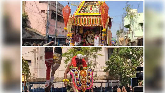 திருச்சி புத்தூர் குழுமாயி அம்மன் கோயிலில் குட்டிக்குடி திருவிழா கோலாகலம்- மருளாளி ஆடுகளின் ரத்தத்தை குடித்து பரவசம்!