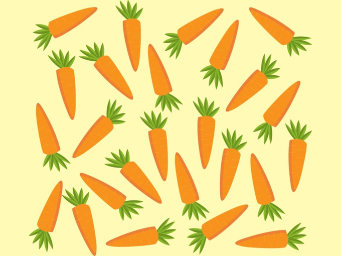 वेगळं गाजर शोधून दाखवा