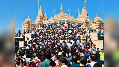 நம்ம ஊரையே தாண்டிடும் போல.. எமிரேட்ஸ் இந்து கோவில்.. முதல் ஞாயிற்றுக்கிழமையில் குவிந்த கூட்டம்.. இவ்ளோ பார்வையாளர்களா?