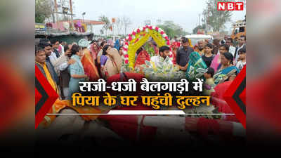 Hamirpur News: सात फेरे लेने के बाद दुल्हन की बैलगाड़ी से हुई विदाई, अनोखी शादी देखने को उमड़ा पूरा गांव