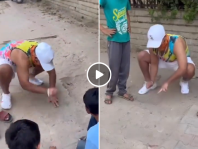 गली में बच्चों के साथ कंचे खेलते ऋषभ पंत का वीडियो वायरल, क्रिकेटर की सादगी ने जीता फैंस का दिल