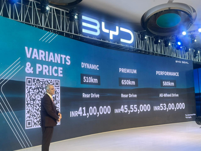 BYD Seal All Variants Price