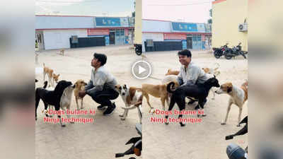 Viral Video: एक आवाज में बंदे के आसपास जमा हो जाते हैं मोहल्ले के कुत्ते, बुलाने की निंजा टेक्नीक वायरल हो गई
