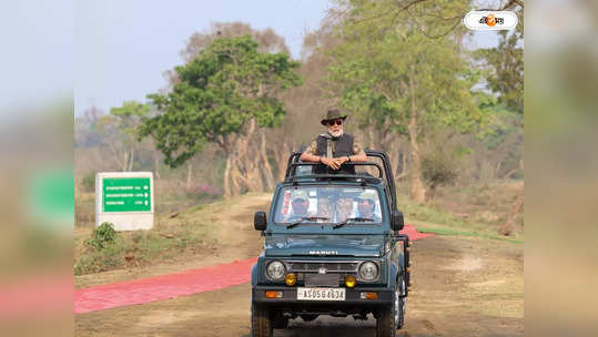 PM Modi At Kaziranga : জলপাই পোশাক, সঙ্গে DSLR! কাজিরাঙার জঙ্গল সাফারিতে কী কী দেখলেন মোদী? 