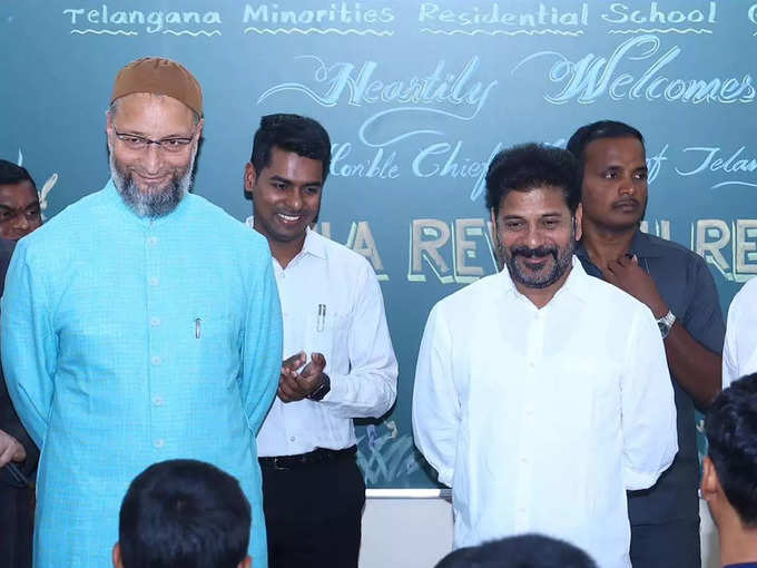 owaisi with revanth