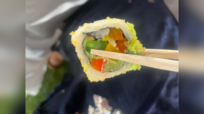 Fusion Food: जैन शिंकजी के बाद मार्केट में जैन सुशी के चर्चे, जापान की डिश में देशी तड़का देख इंटरनेट की जनता दंग