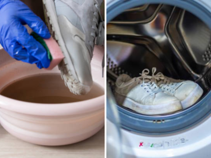 ​वॉशिंग मशीनशिवाय कॅनव्हास शूज कसे धुवायचे?