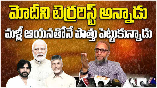 mim chief asaduddin owaisi interesting comments on tdp bjp alliance and chandrababu