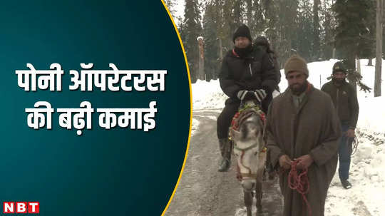 tourism boom in jammu and kashmir boom in the business of pony operators