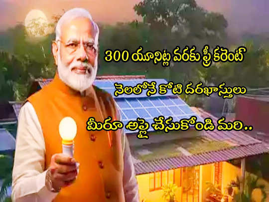 Rooftop Solar: 300 యూనిట్ల జీవితాంతం ఫ్రీ విద్యుత్.. నెలకే కోటి దరఖాస్తులు.. మీరూ అప్లై చేసుకోండిలా!