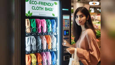 Vending Machine : বাইবাই অজুহাত, টাকা দিলেই হাতে ক্লথ-ব্যাগ