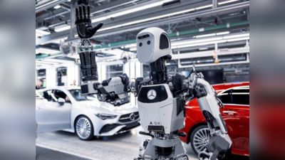 काय सांगता! भेटा अपोलो रोबोटला; करोडोच्या मर्सिडीज कार बनवण्यात करेल  मदत