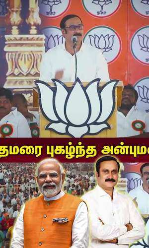 pmk joined bjp alliance and anbumani spoke about modi