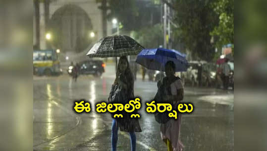 తెలంగాణకు వర్ష సూచన.. రెండ్రోజుల పాటు ఈ జిల్లాల్లో వర్షాలు 