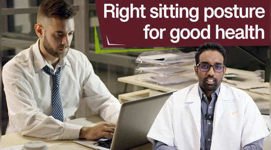 problems that can occur due to wrong sitting posture and their treatment