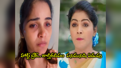 Karthika Deepam Priyamani: కార్తీకదీపం ప్రియమణి కన్నీళ్లు.. ‘నీతో ప్రేమలో పడకపోయి ఉంటే బాగుండేది’