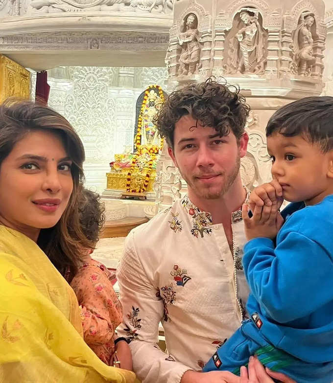 Priyanka Chopra visits Ram Mandir in Ayodhya with family