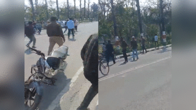Aligarh News: AMU में छात्रों के गुटों में झड़प, होली मनाने को लेकर जमकर मचा बवाल