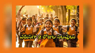 School Holidays: స్కూళ్లు, కాలేజీలకు వరుసగా 2 రోజుల సెలవులు 