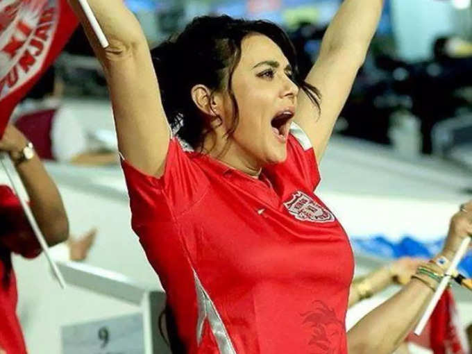 Preity Zinta in IPL