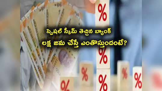 Green Deposits: స్పెషల్ స్కీమ్ తెచ్చిన ప్రభుత్వ బ్యాంక్.. ఎక్కువ వడ్డీ.. రూ. లక్ష జమ చేస్తే ఎంతొస్తుందంటే? 