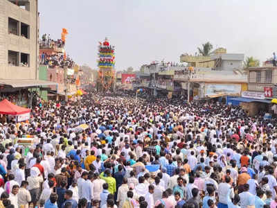 ವಿಜೃಂಭಣೆಯಿಂದ ನೆರವೇರಿದ ನಾಯಕನಹಟ್ಟಿ ರಥೋತ್ಸವ; 61 ಲಕ್ಷ ರೂ.ಗೆ ಹರಾಜಾಯ್ತು ರಥದ ಬಾವುಟ!